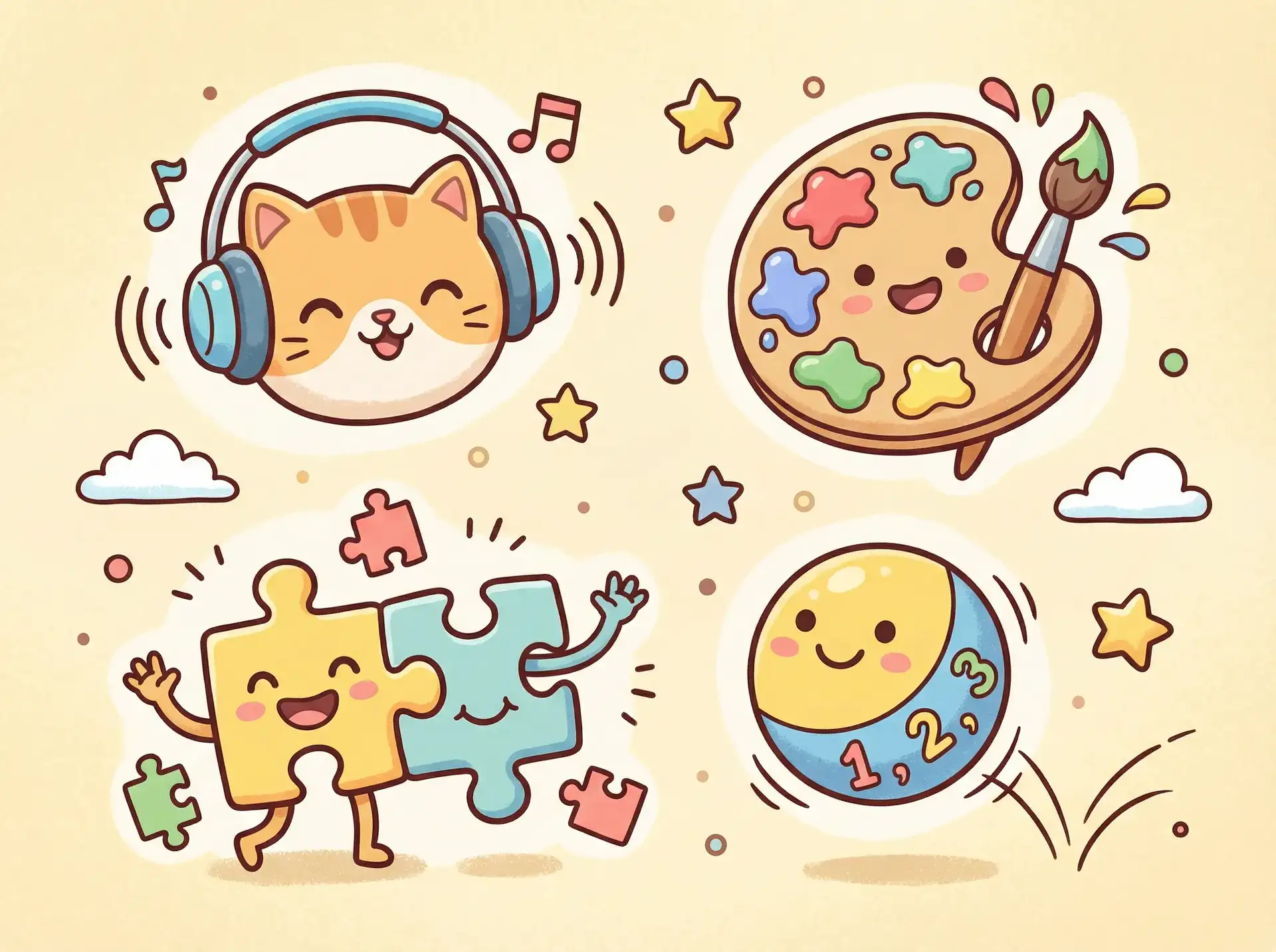 小朋友的手工作品 - 娇喘H1V1喷水 益智创作